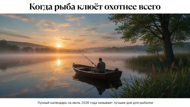 Когда рыба клюёт охотнее всего